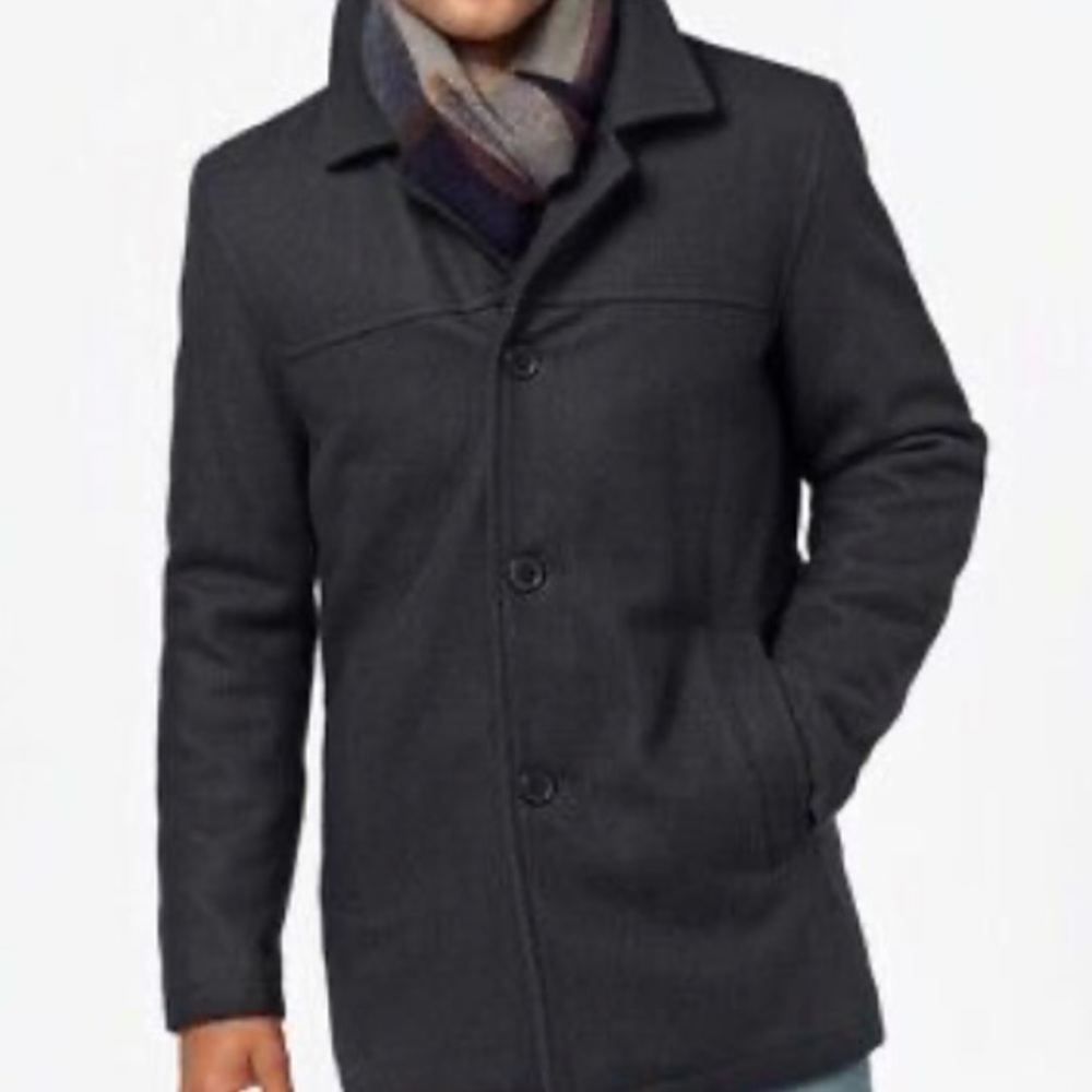 Tommy Hilfiger Men's Wool Blend Peacoat